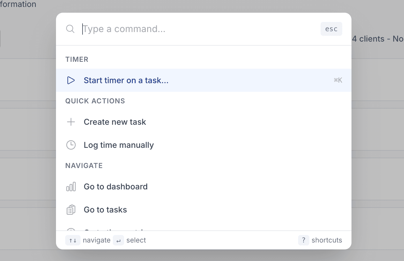 BillableDay Task List